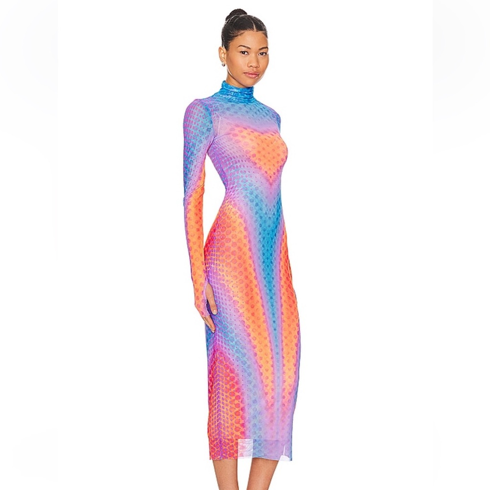 AFRM Shailene Dress in Cyber Heart